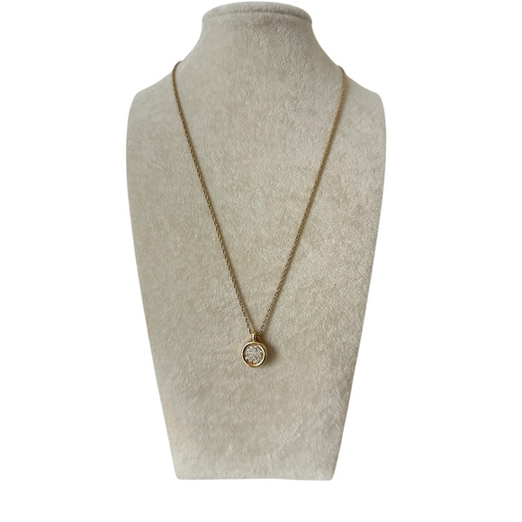 13. AUTHENTIC Dior Gold Pendant Necklace - Picture 1 of 5